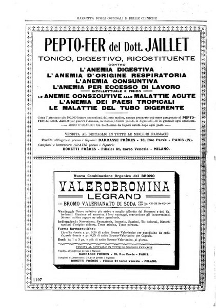 Gazzetta degli ospedali e delle cliniche