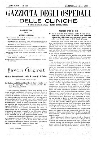 Gazzetta degli ospedali e delle cliniche