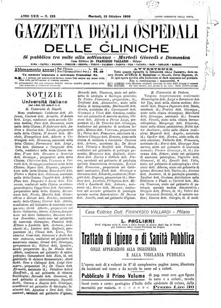 Gazzetta degli ospedali e delle cliniche