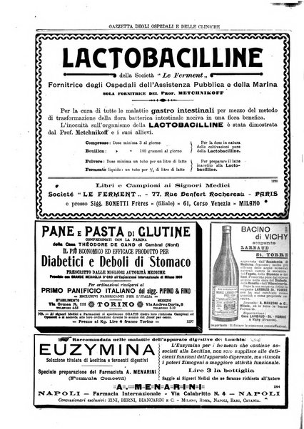 Gazzetta degli ospedali e delle cliniche