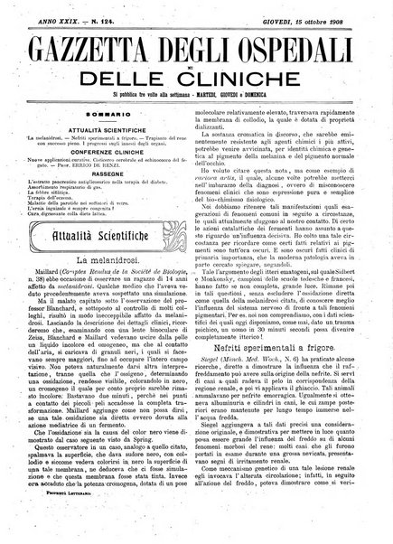 Gazzetta degli ospedali e delle cliniche