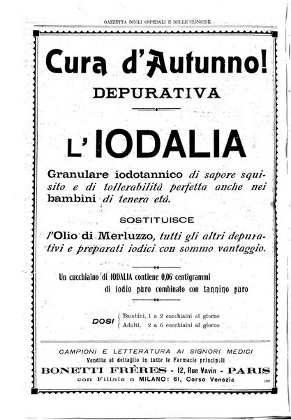 Gazzetta degli ospedali e delle cliniche