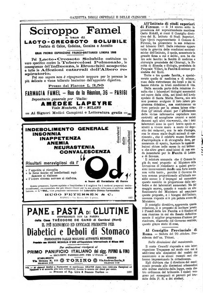 Gazzetta degli ospedali e delle cliniche