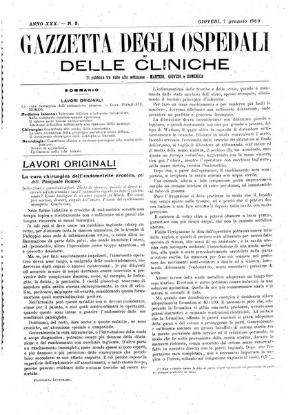 Gazzetta degli ospedali e delle cliniche