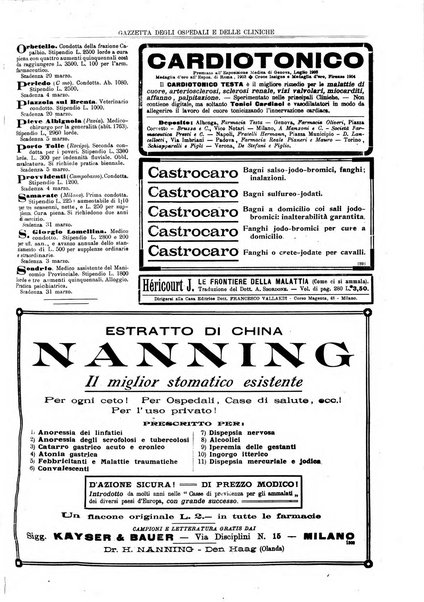 Gazzetta degli ospedali e delle cliniche