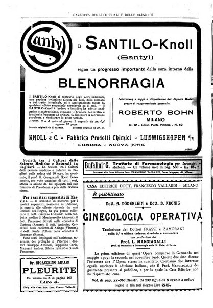 Gazzetta degli ospedali e delle cliniche