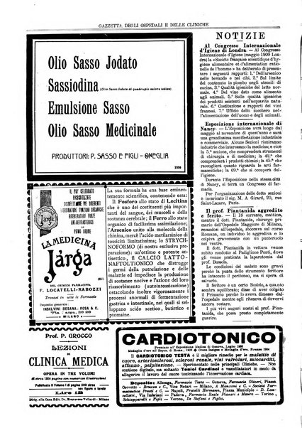 Gazzetta degli ospedali e delle cliniche