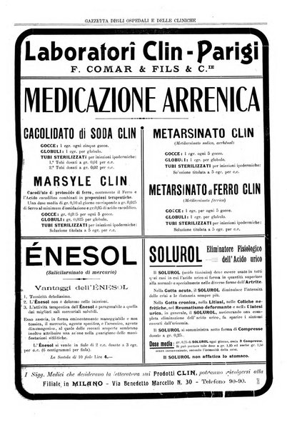 Gazzetta degli ospedali e delle cliniche