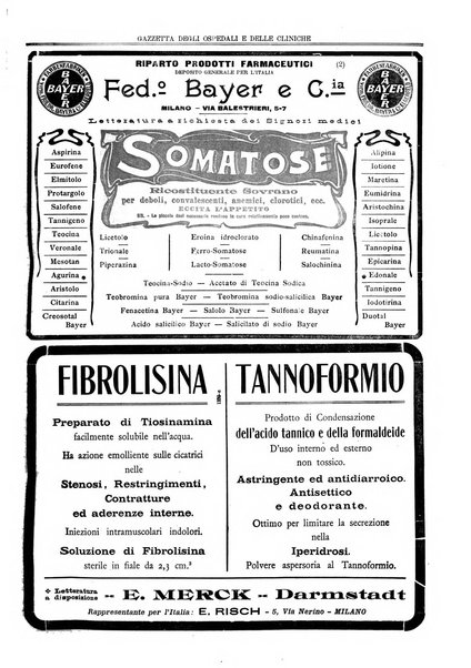 Gazzetta degli ospedali e delle cliniche