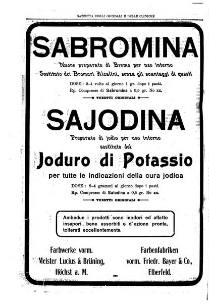 Gazzetta degli ospedali e delle cliniche