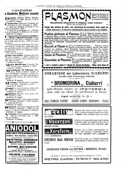 Gazzetta degli ospedali e delle cliniche