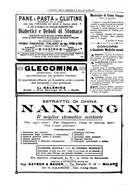 Gazzetta degli ospedali e delle cliniche