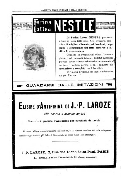 Gazzetta degli ospedali e delle cliniche