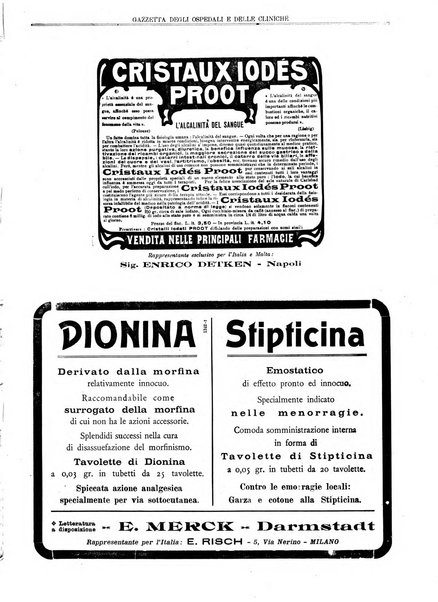 Gazzetta degli ospedali e delle cliniche