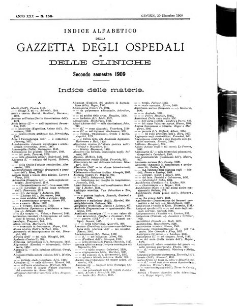 Gazzetta degli ospedali e delle cliniche