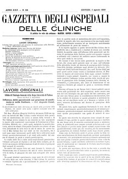 Gazzetta degli ospedali e delle cliniche