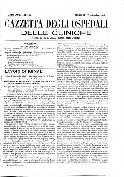 Gazzetta degli ospedali e delle cliniche