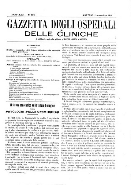 Gazzetta degli ospedali e delle cliniche