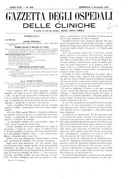 Gazzetta degli ospedali e delle cliniche