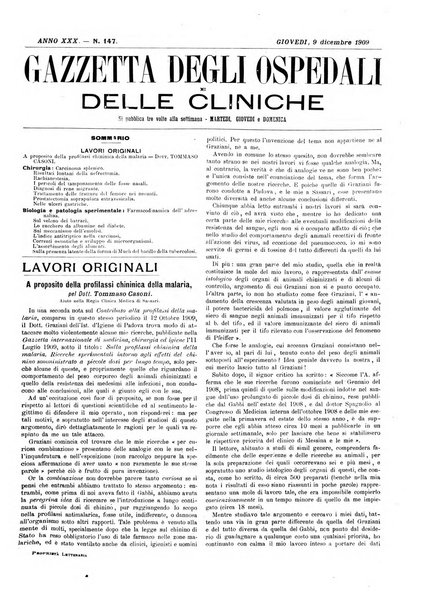 Gazzetta degli ospedali e delle cliniche