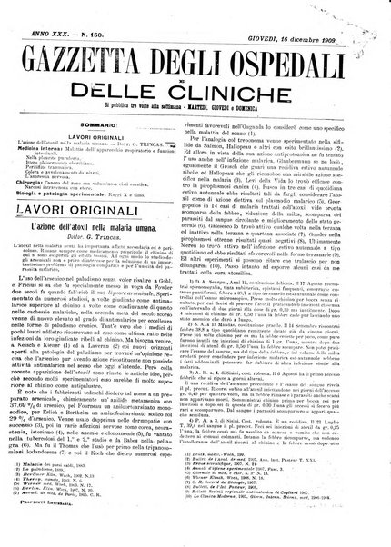 Gazzetta degli ospedali e delle cliniche