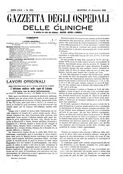 Gazzetta degli ospedali e delle cliniche