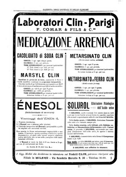 Gazzetta degli ospedali e delle cliniche