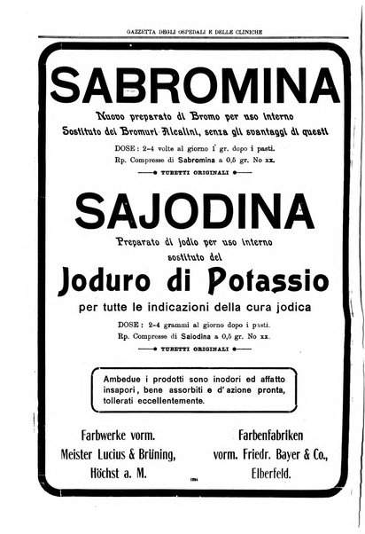 Gazzetta degli ospedali e delle cliniche