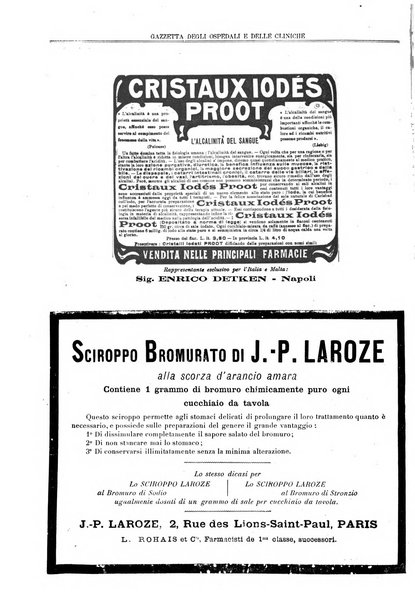 Gazzetta degli ospedali e delle cliniche