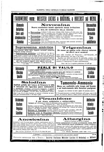 Gazzetta degli ospedali e delle cliniche