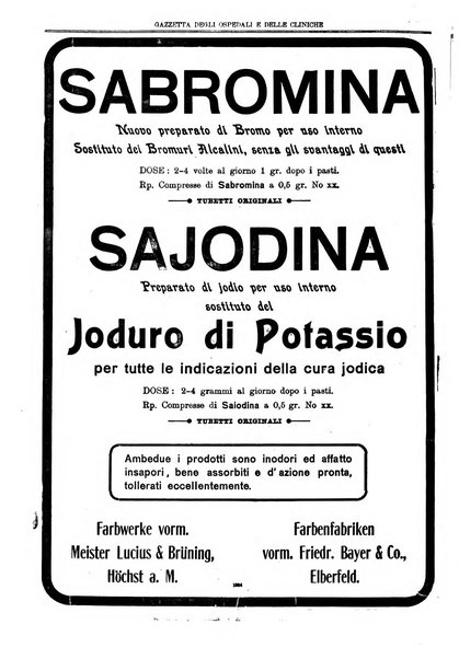 Gazzetta degli ospedali e delle cliniche