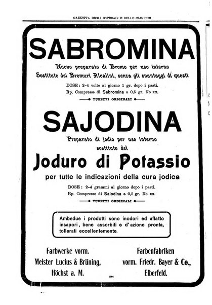 Gazzetta degli ospedali e delle cliniche