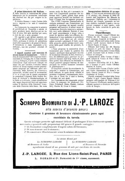 Gazzetta degli ospedali e delle cliniche