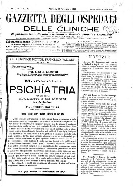 Gazzetta degli ospedali e delle cliniche