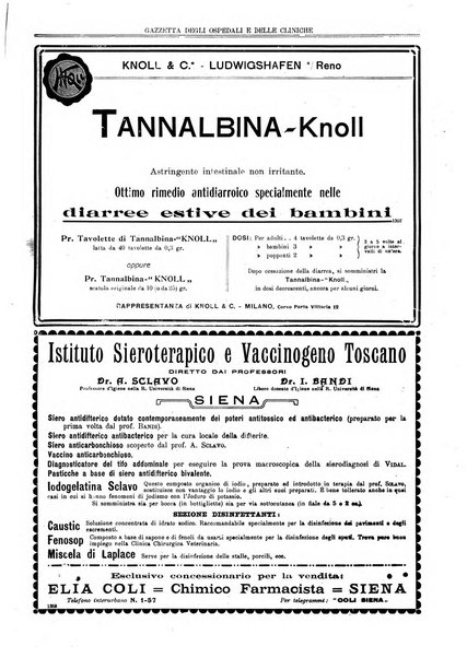 Gazzetta degli ospedali e delle cliniche