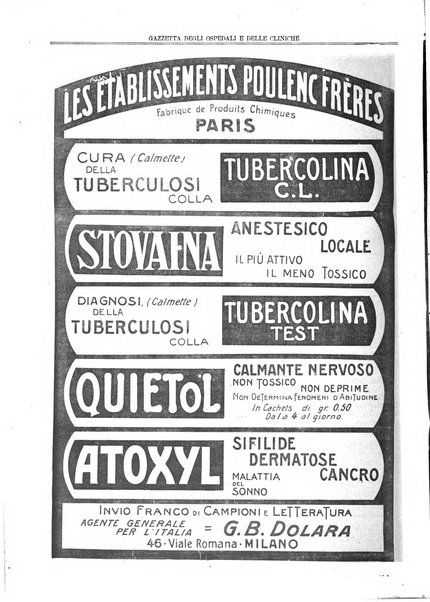 Gazzetta degli ospedali e delle cliniche