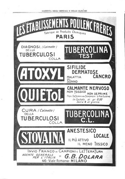 Gazzetta degli ospedali e delle cliniche