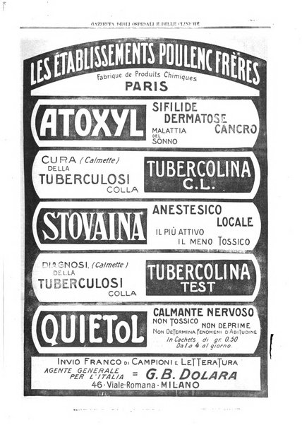 Gazzetta degli ospedali e delle cliniche