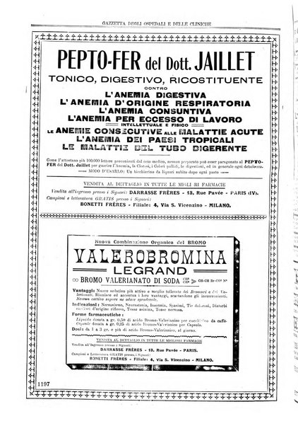 Gazzetta degli ospedali e delle cliniche