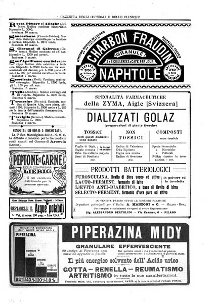 Gazzetta degli ospedali e delle cliniche