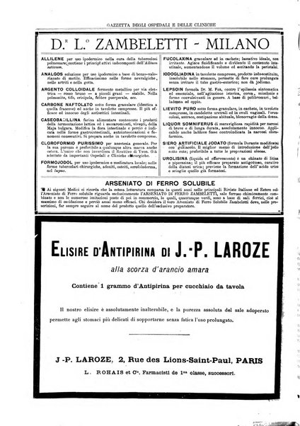 Gazzetta degli ospedali e delle cliniche