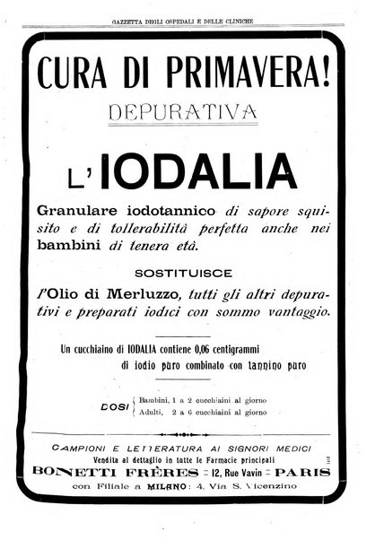 Gazzetta degli ospedali e delle cliniche