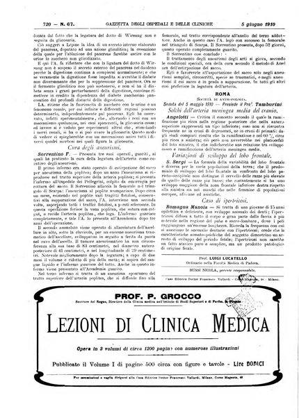 Gazzetta degli ospedali e delle cliniche