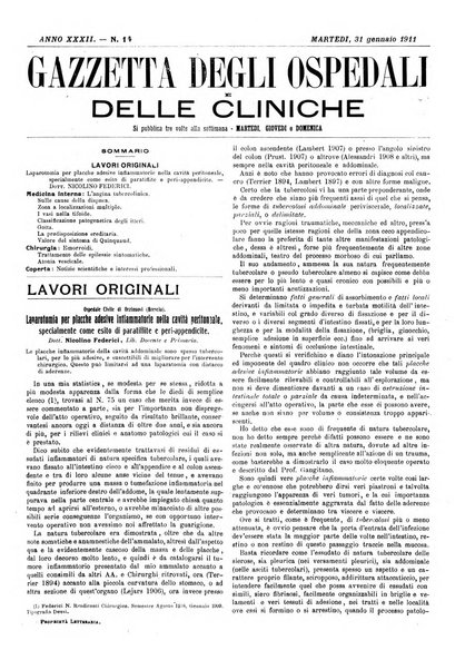 Gazzetta degli ospedali e delle cliniche