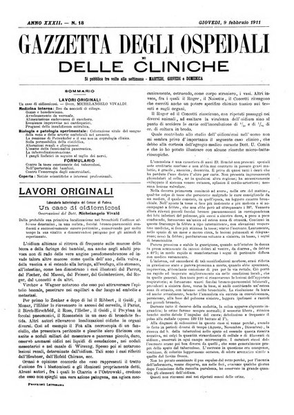 Gazzetta degli ospedali e delle cliniche