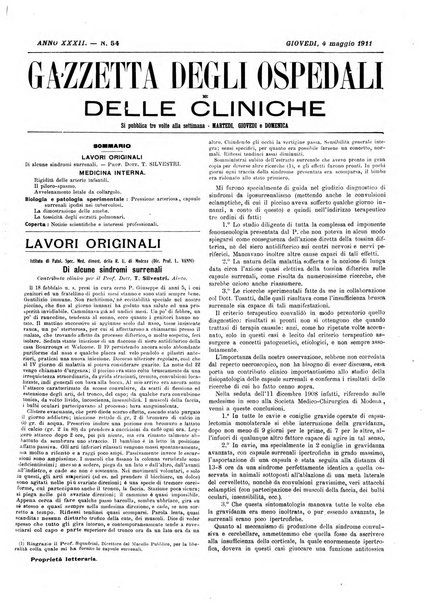 Gazzetta degli ospedali e delle cliniche