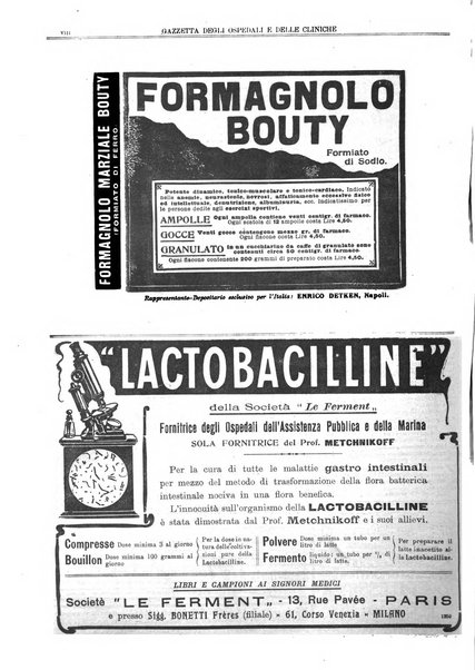 Gazzetta degli ospedali e delle cliniche