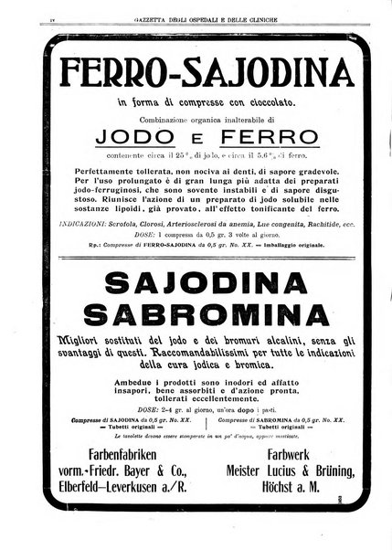 Gazzetta degli ospedali e delle cliniche