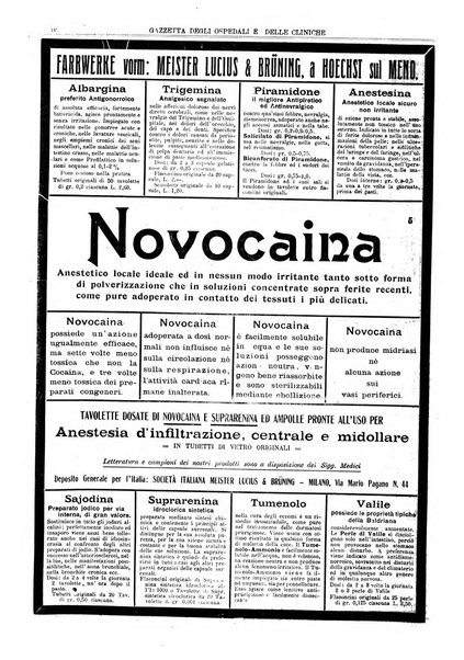 Gazzetta degli ospedali e delle cliniche