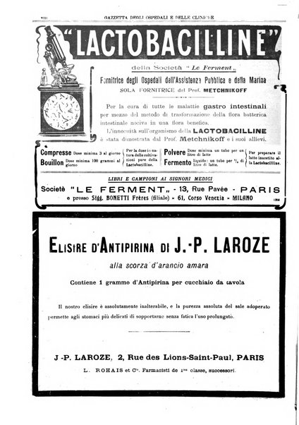 Gazzetta degli ospedali e delle cliniche